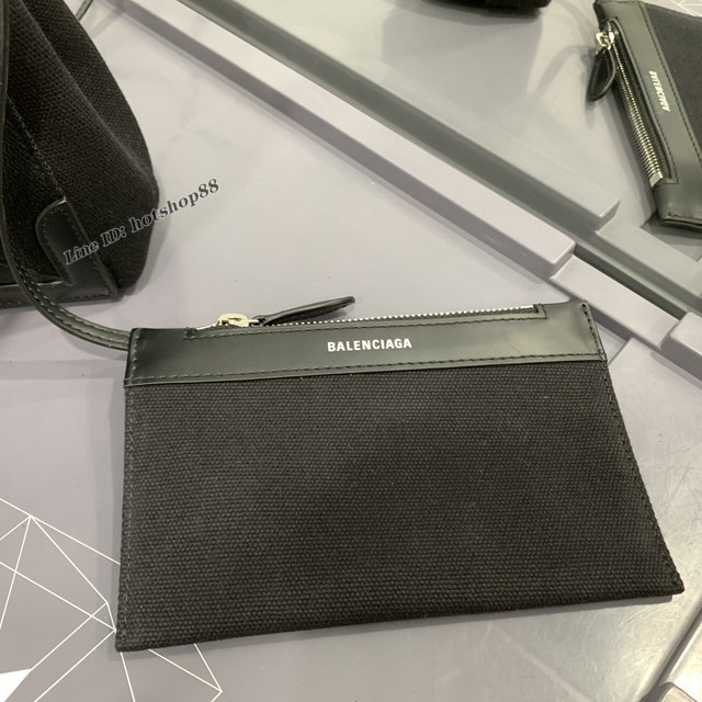 Balenciaga專櫃爆款mini帆布手提女包 巴黎世家NAVY CABAS子母購物袋托特包 型號390346 fyj1911